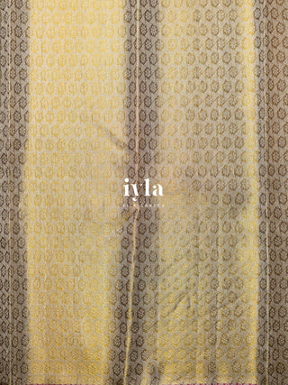 The Timeless Glow Kanjeevaram in Champagne Gold