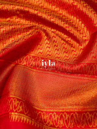 The Thousand Hearts Kanjeevaram in Green Obsession
