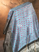 Load image into Gallery viewer, The Ice Popsicles Kanjeevaram in Olympic Blue

