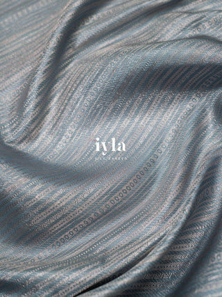 The Icy Blue Signature Kanjeevaram