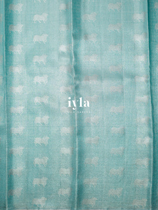 The Pichwai Painting Inspired Holy cows Kanjeevaram