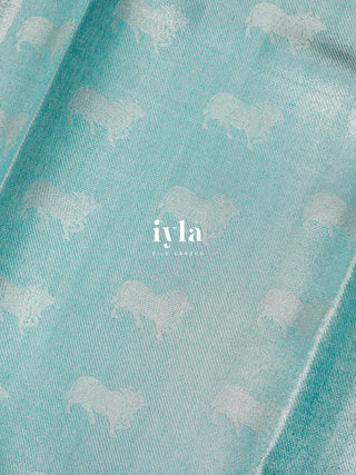 The Pichwai Painting Inspired Holy cows Kanjeevaram