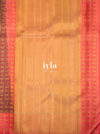 The Art of Japan Silk Saree in Boysenberry