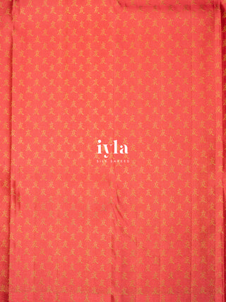 The Art of Japan Silk Saree in Boysenberry