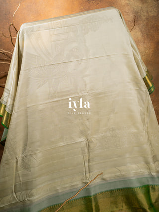 The Divine Drape of Radha Krishna Kanjeevaram