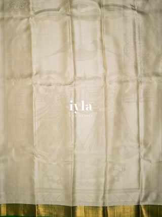 The Divine Drape of Radha Krishna Kanjeevaram