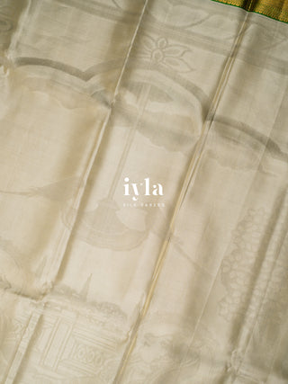 The Divine Drape of Radha Krishna Kanjeevaram