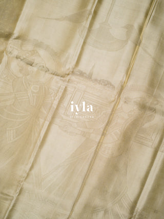 The Divine Drape of Radha Krishna Kanjeevaram