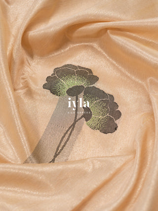 The Champagne Pearl Carnation Dream Kanjeevaram