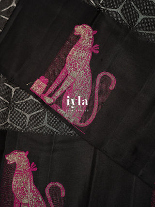The Wild Story of the Leopard Weave in Black