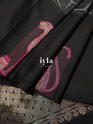 The Wild Story of the Leopard Weave in Black
