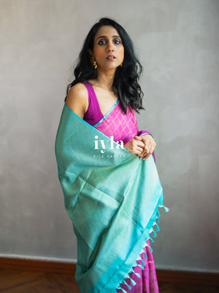 The Barbie core Enchanted Wild Lily Kanjeevaram
