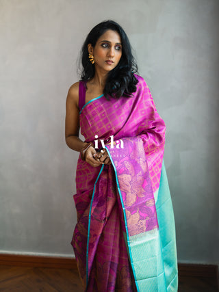 The Barbie core Enchanted Wild Lily Kanjeevaram