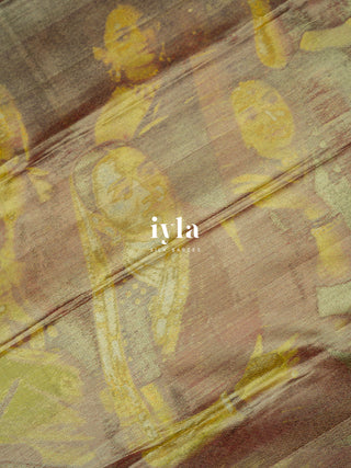 The Ravi Varma's Galaxy of Musicians in Silk Linen