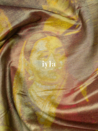 The Ravi Varma's Galaxy of Musicians in Silk Linen