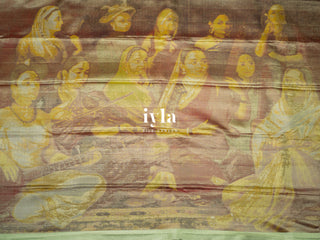 The Ravi Varma's Galaxy of Musicians in Silk Linen