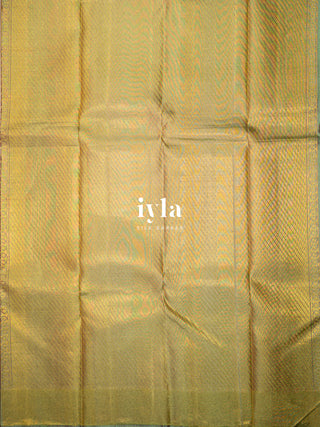 The Lotus Pond Kanjeevaram in Sea Green