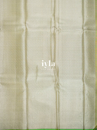 The Lotus Pond Kanjeevaram Dipped in Silver