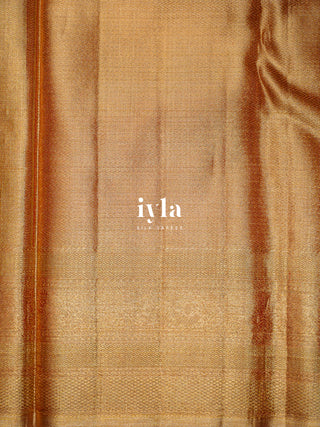 The Sacred Lotus Tissue Weave in Liquid Gold