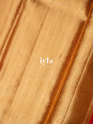 The Sacred Lotus Tissue Weave in Liquid Gold