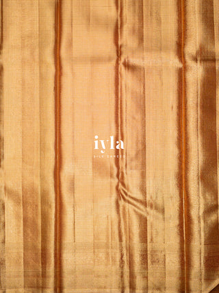 The Sacred Lotus Tissue Weave in Liquid Gold