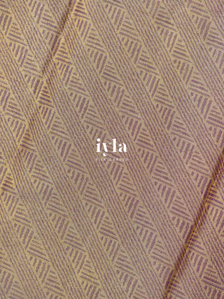 The Lotus Weave Enchantment Kanjeevaram Dipped in Gold