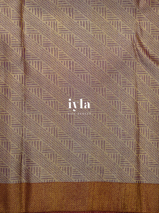 The Lotus Weave Enchantment Kanjeevaram Dipped in Gold