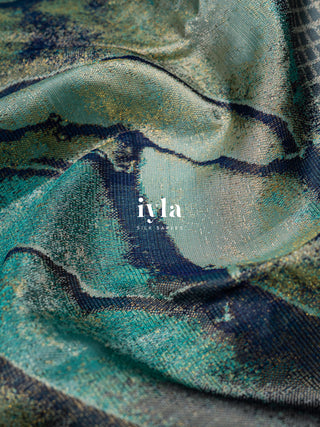 The Blue Marble Storm Kanjeevaram