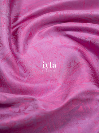 The Amethyst Lavender Astral Meteorite Kanjeevaram