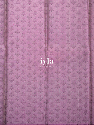 The Butterfly Weave Kanjeevaram in Spanish Orange