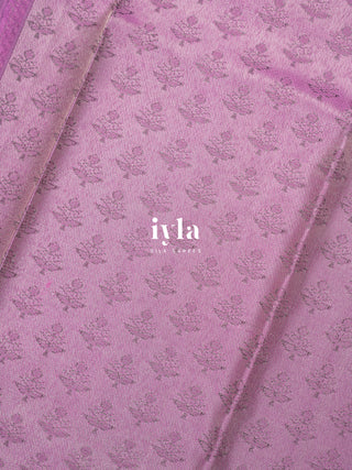 The Butterfly Weave Kanjeevaram in Spanish Orange