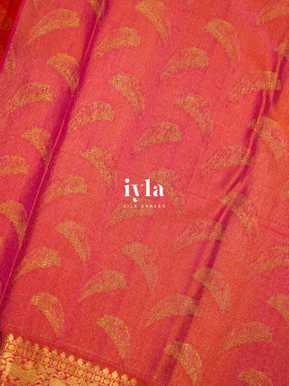 The Painted Colour Storm Silk Saree