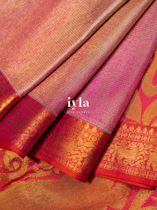 The Painted Colour Storm Silk Saree