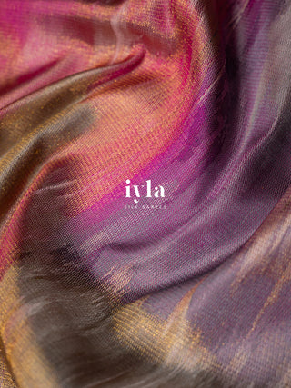 The Painted Colour Storm Silk Saree