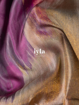 The Painted Colour Storm Silk Saree