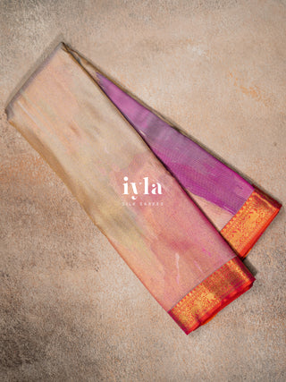 The Painted Colour Storm Silk Saree