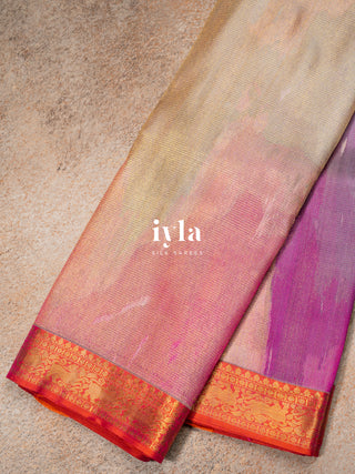 The Painted Colour Storm Silk Saree