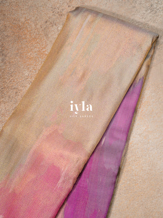 The Painted Colour Storm Silk Saree