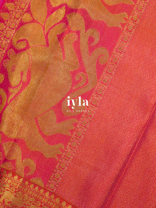 The Painted Colour Storm Silk Saree