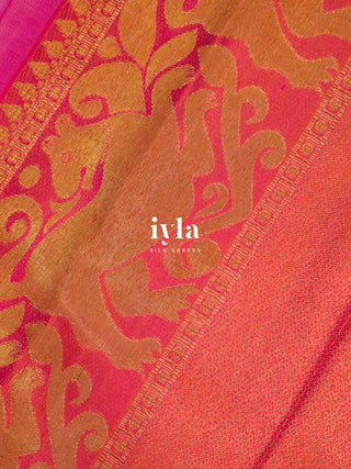 The Painted Colour Storm Silk Saree