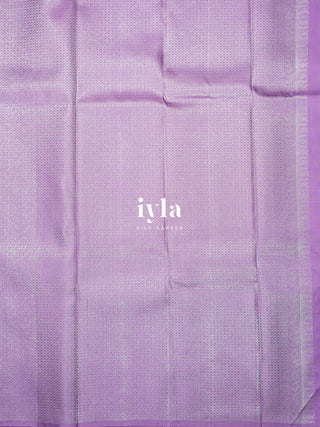 The Pastel Lavender Glow Paisley Kanjeevaram