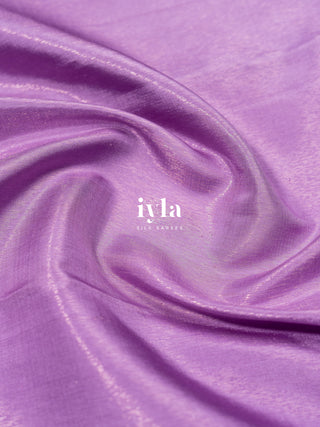 The Pastel Lavender Glow Paisley Kanjeevaram