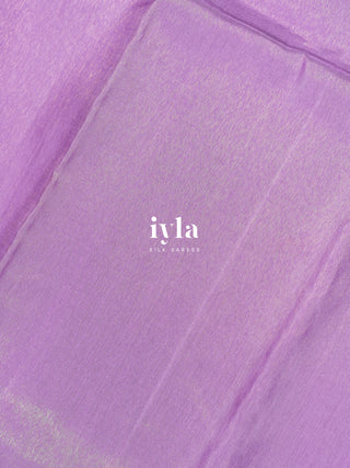 The Pastel Lavender Glow Paisley Kanjeevaram