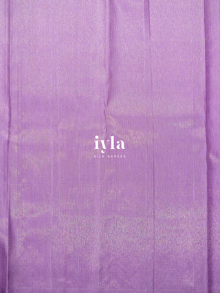 The Pastel Lavender Glow Paisley Kanjeevaram