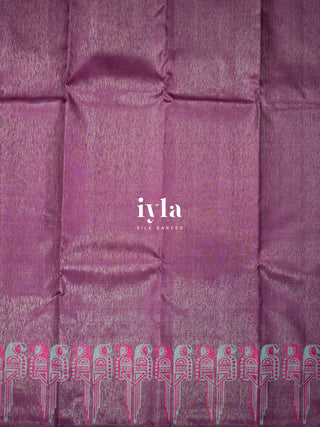 The Parrot Perch Play Kanjeevaram in Orchid Purple