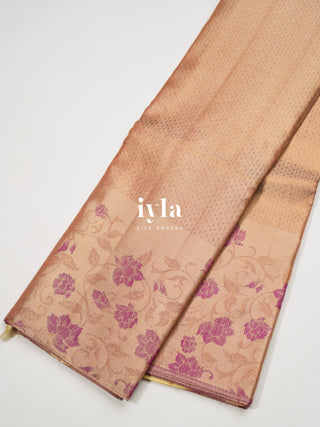 The Almond Bisque Blossom Edit Kanjeevaram