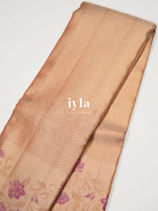 The Almond Bisque Blossom Edit Kanjeevaram