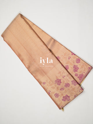 The Almond Bisque Blossom Edit Kanjeevaram