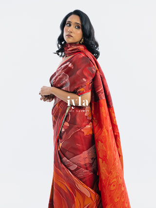 The Peacocks of the Sacred Grove Kanjeevaram