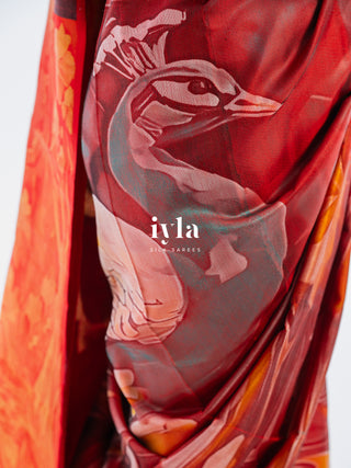 The Peacocks of the Sacred Grove Kanjeevaram